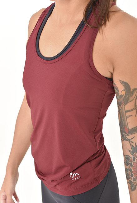 Musculosa Lisa Espalda Cruzada. - BN-1061