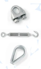 Juego de Anclaje para Andariveles en Acero Inoxidable - Art. 80